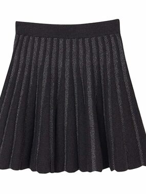 MAYORAL Girls Grey & Silver Knitted Skirt